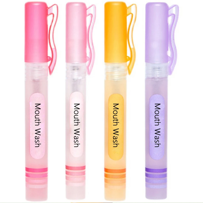 Карманный мойщик для полости рта, средство для чистки полости рта, фтористый мундштук, Свежий мятный вкус, уход за полостью рта