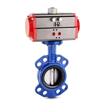Standard Concentric Type Soft Seal Butterfly Valve Worm Gear Rubber Seated Double Flanged Butterfly Valve Wafer Butterfly Valve