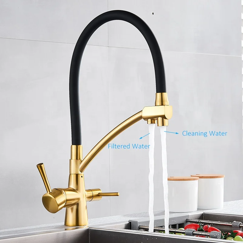 Hot Sold Filter Kitchen Faucet Tap 3 in 1 Purifier Kitchen Drinking Filter Water Crane Tap For Kitchen Mixer Filtered Tap