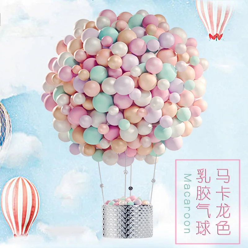 High Quality 100pcs 10Inch Macaron Color round Globos De Latex Balloons Kids Wedding Birthday Party Layout Rubber Balloons