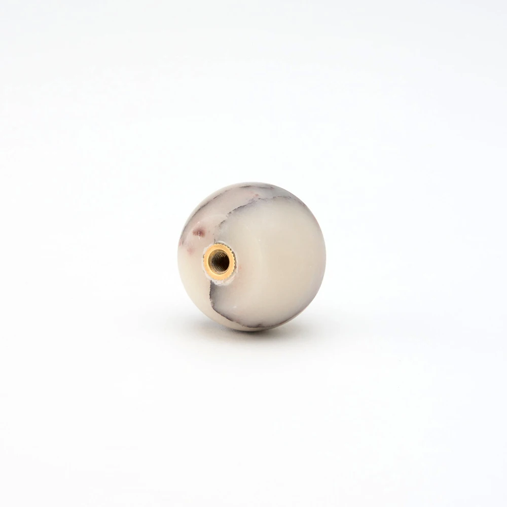 NANWEI Personalized Mushroom Shape Glass Door Knob for Drawer Wardrobe Pull Handle