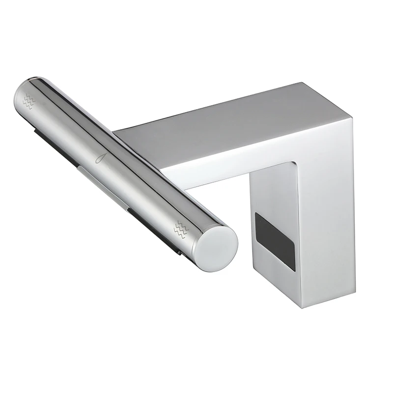 Commercial touchless bathroom tap with hand dryer
