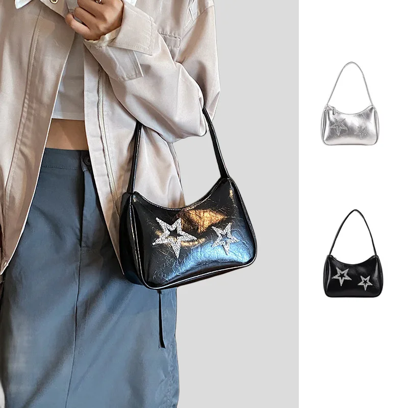 Fashionable shoulder bag with a premium feel, new internet celebrity star underarm bag for autumn and winter 2023