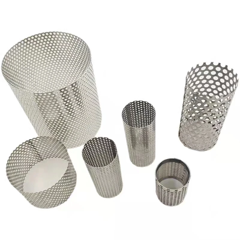 Custom cylindrical stainless steel metal filter for hair dryer filter sewer net leakage