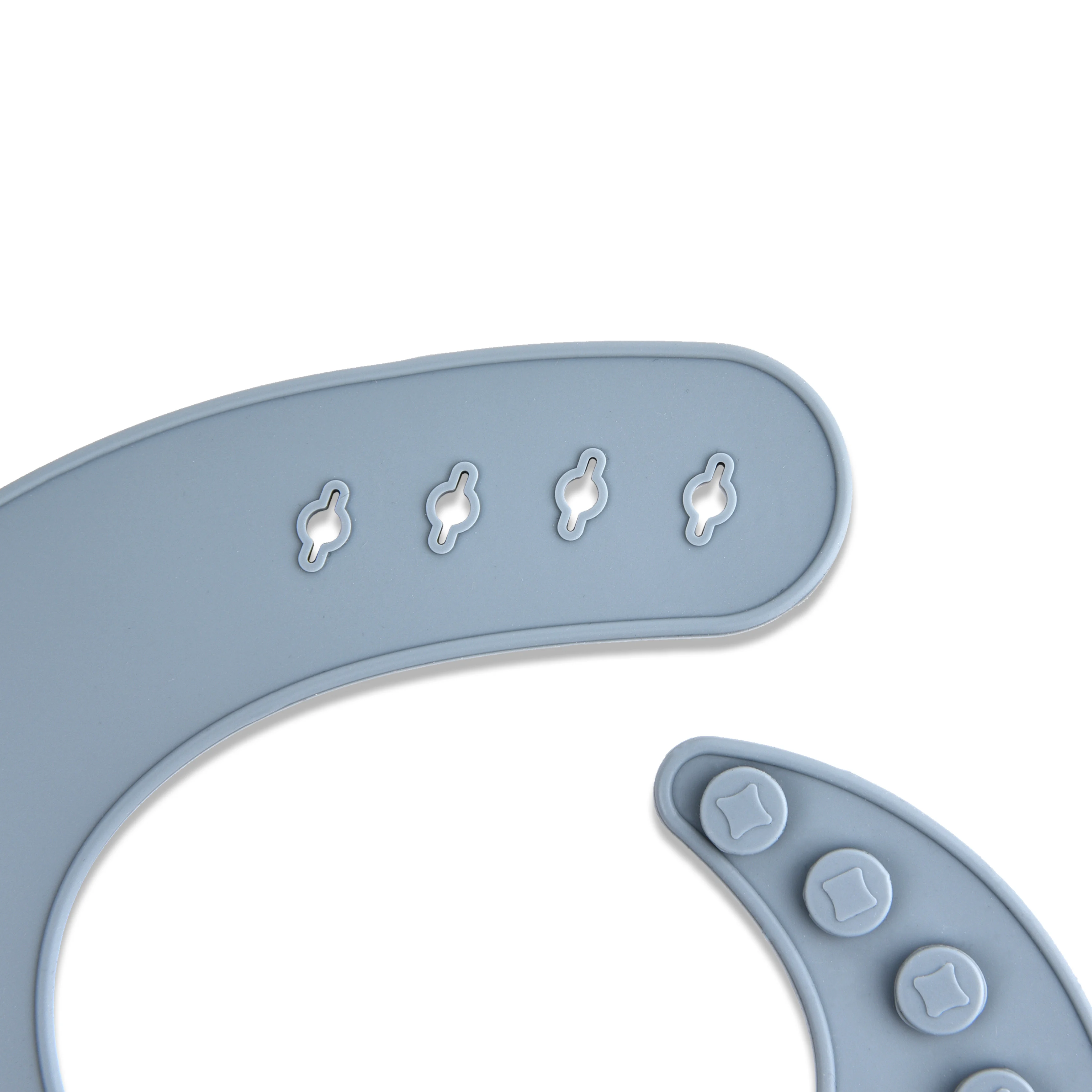 Manufacturer Silicone Baby Bib With Food Catcher 100% Food Grade Baby Silicone  Bib