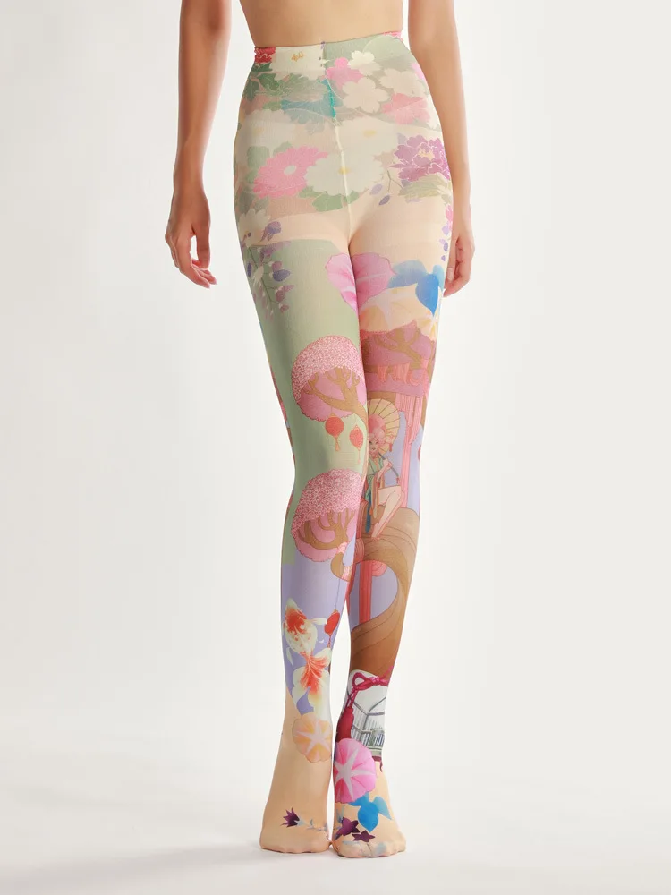 custom logo stockings pantyhose women sexy nylon high waist custom pantyhose