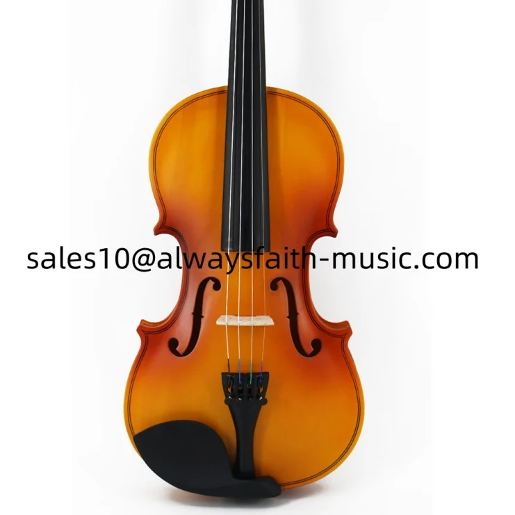Multicolor available Basswood platen violin Matte plywood Wood color violin