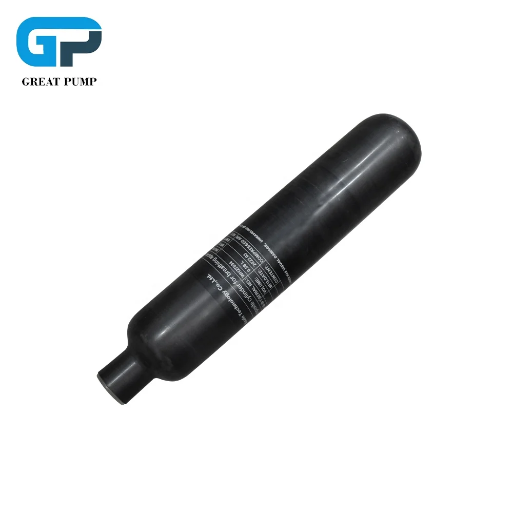 GP Custom-Made Wholesale 0.58L 580CC Hpa 30mpa 300bar 4500psi Outdoor Activities PCP Carbon Fiber Air Tank For Paintball Game