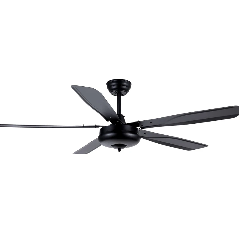 Low quantity black metal leaf ceiling fan for restaurant wall switch for ceiling fans office fan without light