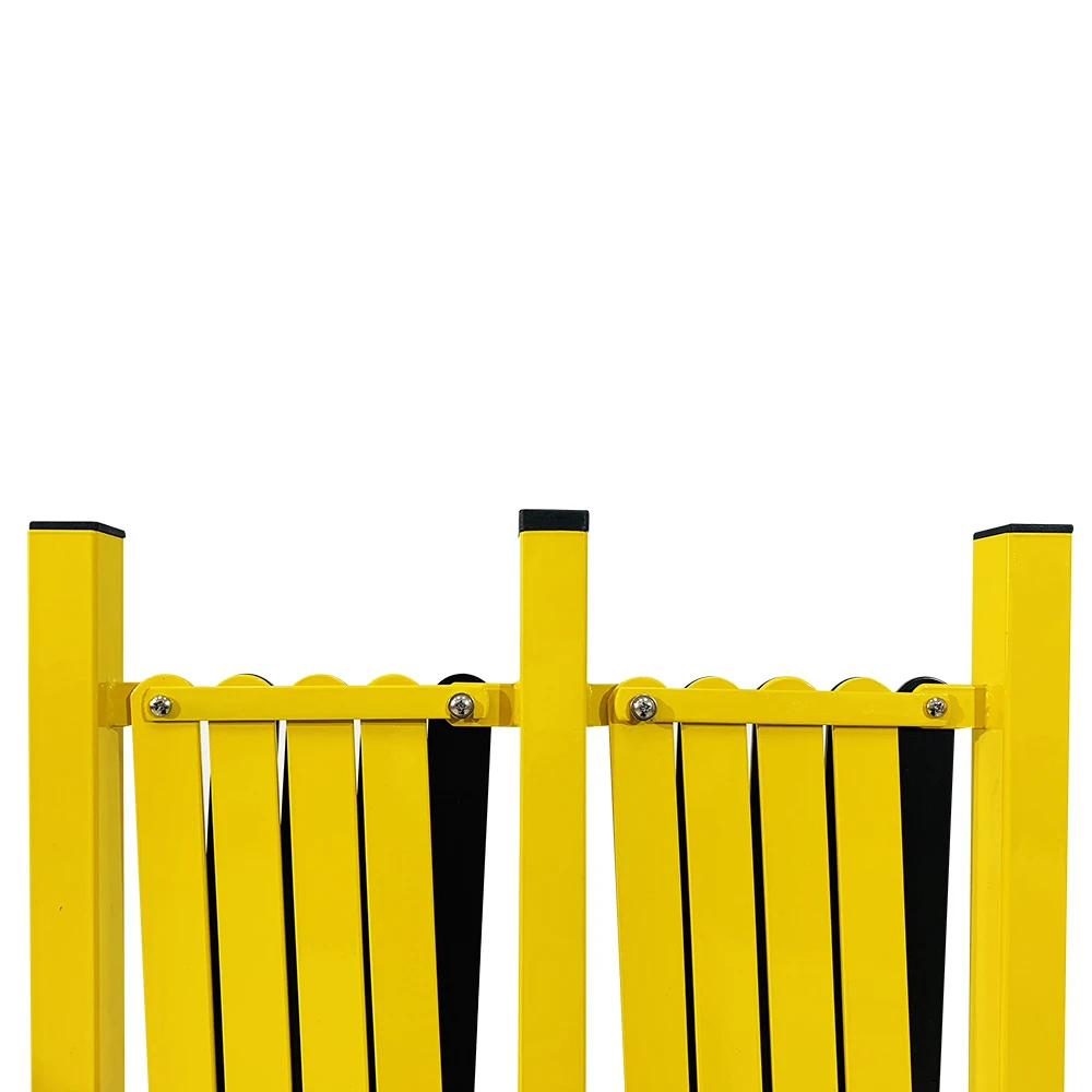 Легко собранный защитный складной баррикад, контроль толпы, безопасный парковочный забор, металлический раздвижной расширяемый барьер