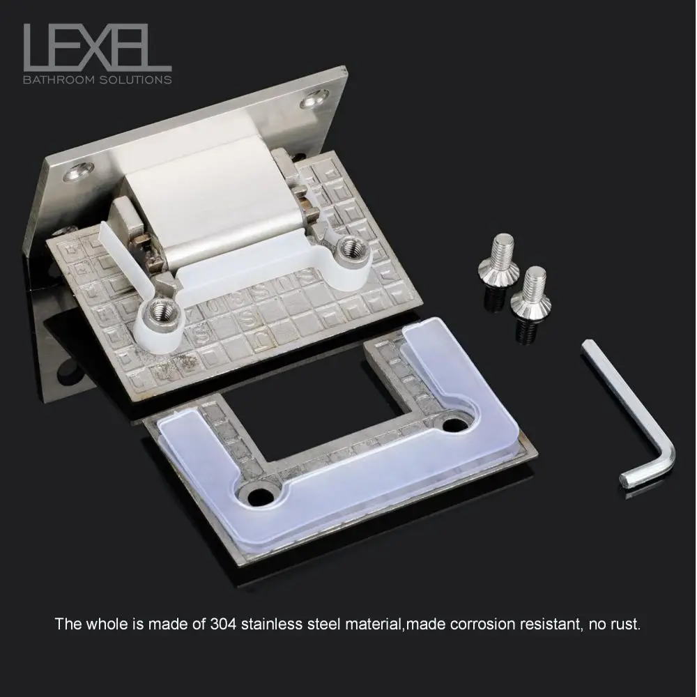 Heavy-Duty 90 Degree Wall-to-Glass Cupboard Showcase Cabinet Clamp 90 Degree Glass Shower Doors Hinge Door & Window Hinges