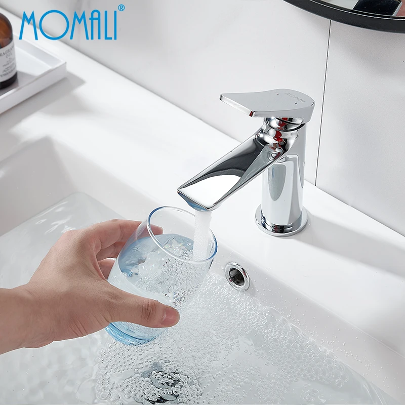 Momali  long time keep innovation make high quality chrome brass basin faucet wash face bathroom basin faucet