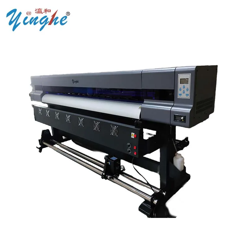 Yinghe 1.8m XP600 DX5 1440DPI High-Speed Wide Format Eco Solvent Printer for Vinyl and Canvas Printing in Various Applications