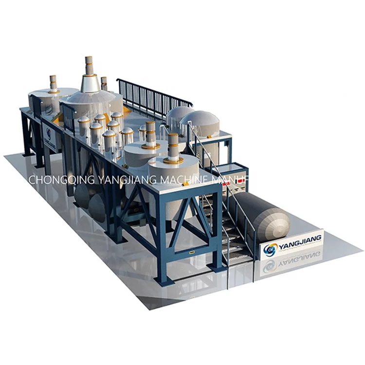 Yangjiang Guaranteed Waste Plastics Oil Lubricant Oil Recycle Machine