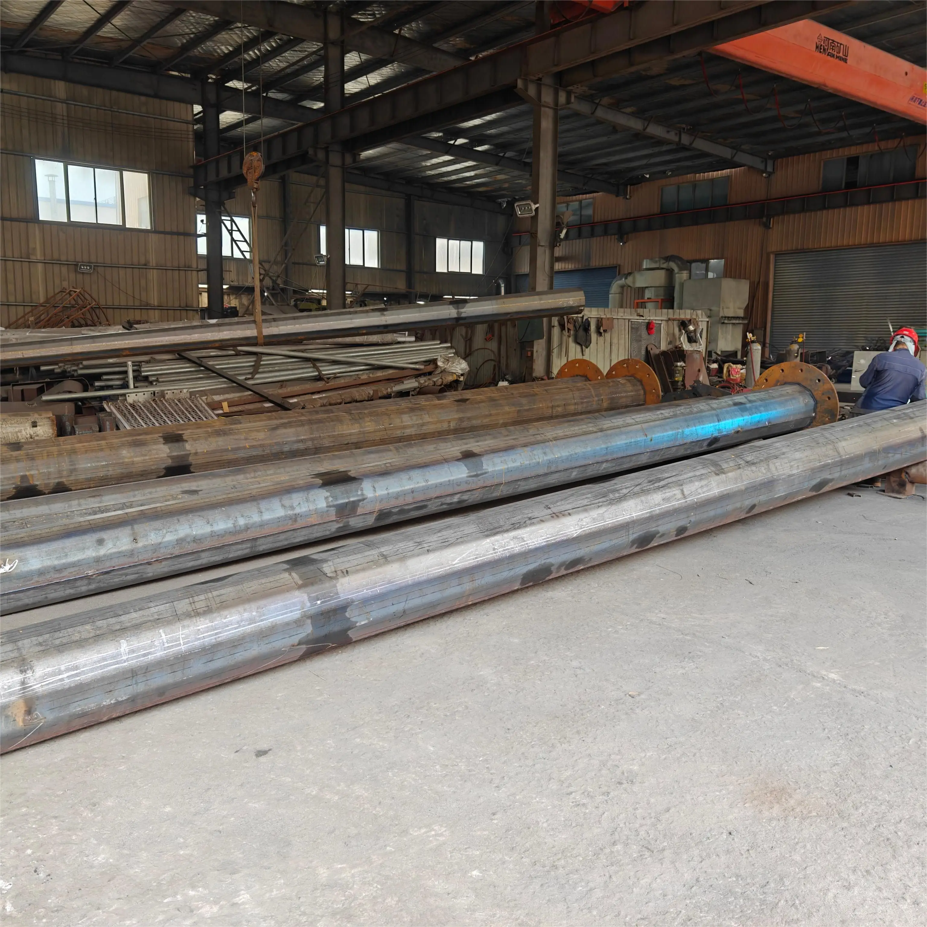 Polygonal ISO Approved Znkj Felt Cloth. Cast Iron Light Pole Poles