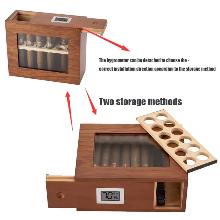 Cigar storage box Wooden cigar collection box manufacturers direct supply