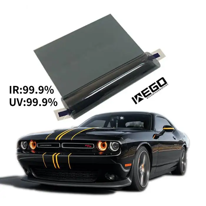 Новейшая пленка WEGO 2K, нано-керамическая тонировка для автомобиля с распылением, Солнцезащитная светоотражающая пленка, тонированная изоляционная пленка для окон и автомобилей