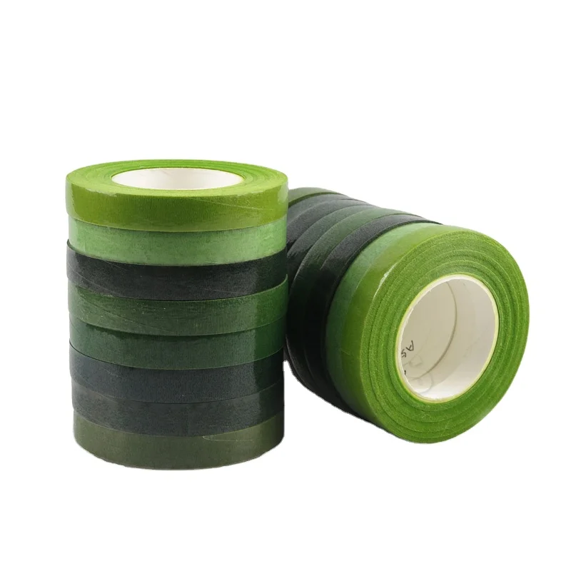 Водонепроницаемая зеленая Цветочная лента для изготовления искусственных цветов