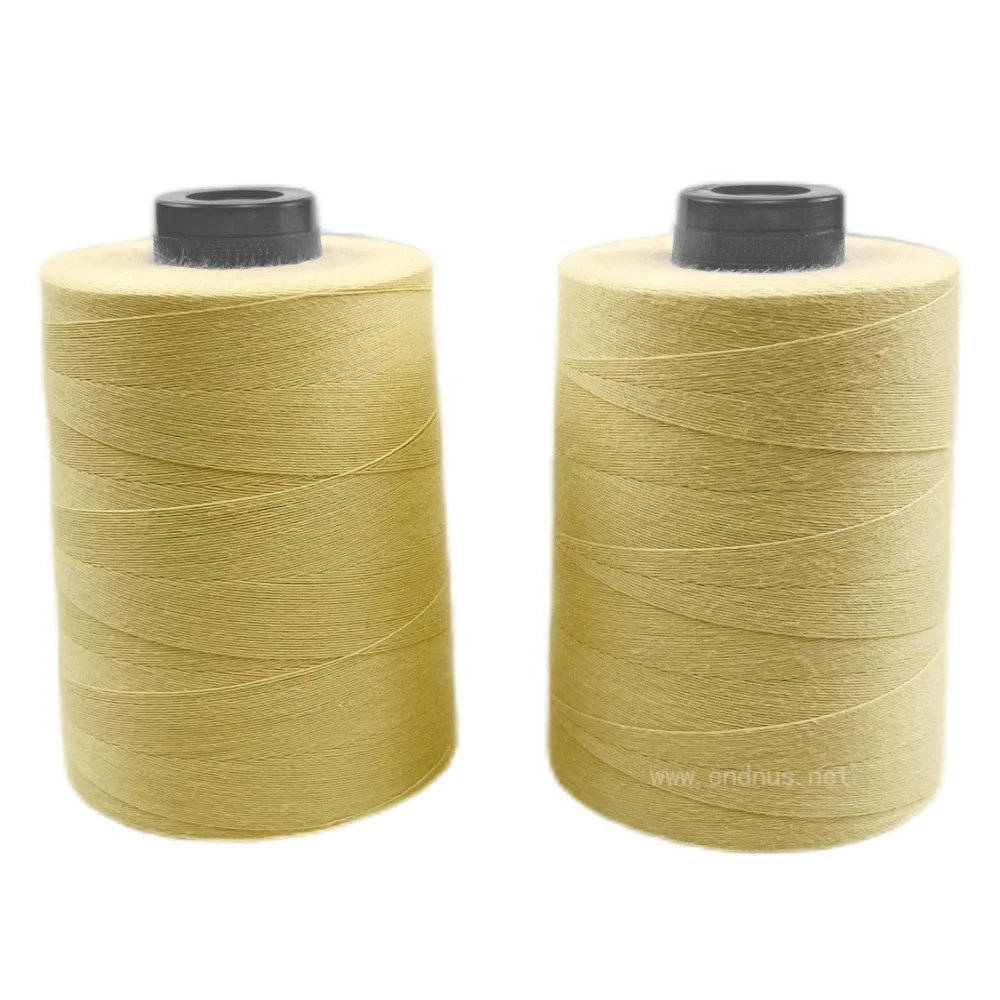 High Temperature Resistance Ne 20S/2 Para Aramid Spun Yarn Aramid Sewing Thread