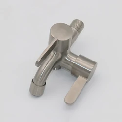 Cheap price commercial 304ss water tap High-grade foot faucets flow adjustable basin faucet