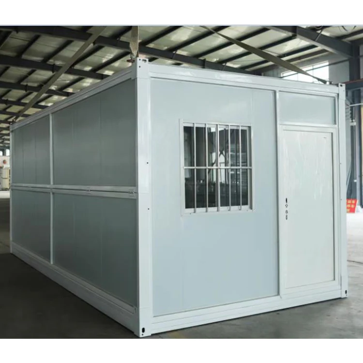 Canton fair 2023 new design 20ft ready made folding portable modern mobile tiny prefab foldable container house