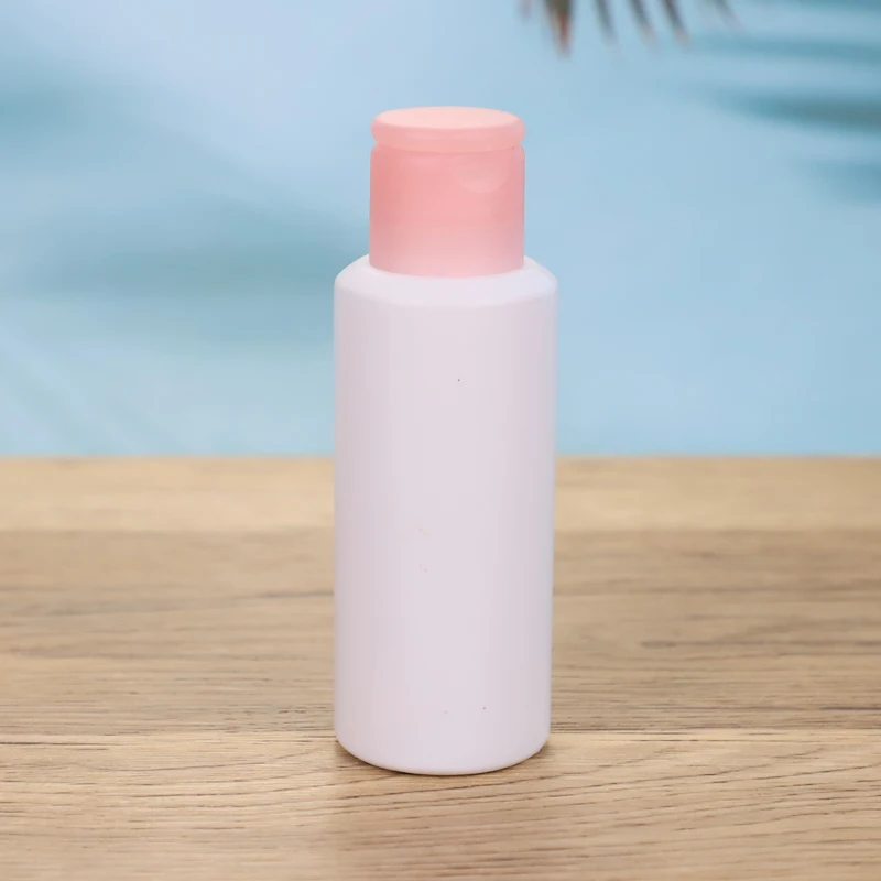 Customized Idealpak  24/410 Plastic Flip Top Cap Matt Pink Flip Top Cap For Bottles