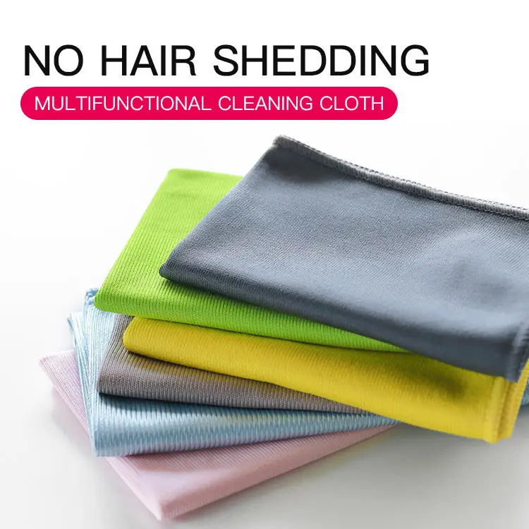 Microfiber Glass Cloth Wearable Rag Streak Free Lint Free Quickly Clean Windows Windshields Mirrors and Stainless Steel