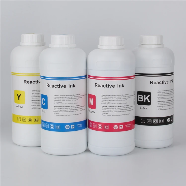 reactive dye ink for digital textile printing on benner cloth cotton leather
