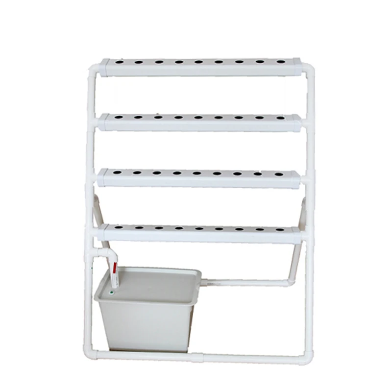 Pvc Tube Plant Vegetable 36 Holes Kits Vertical Hydroponic Growing Systems