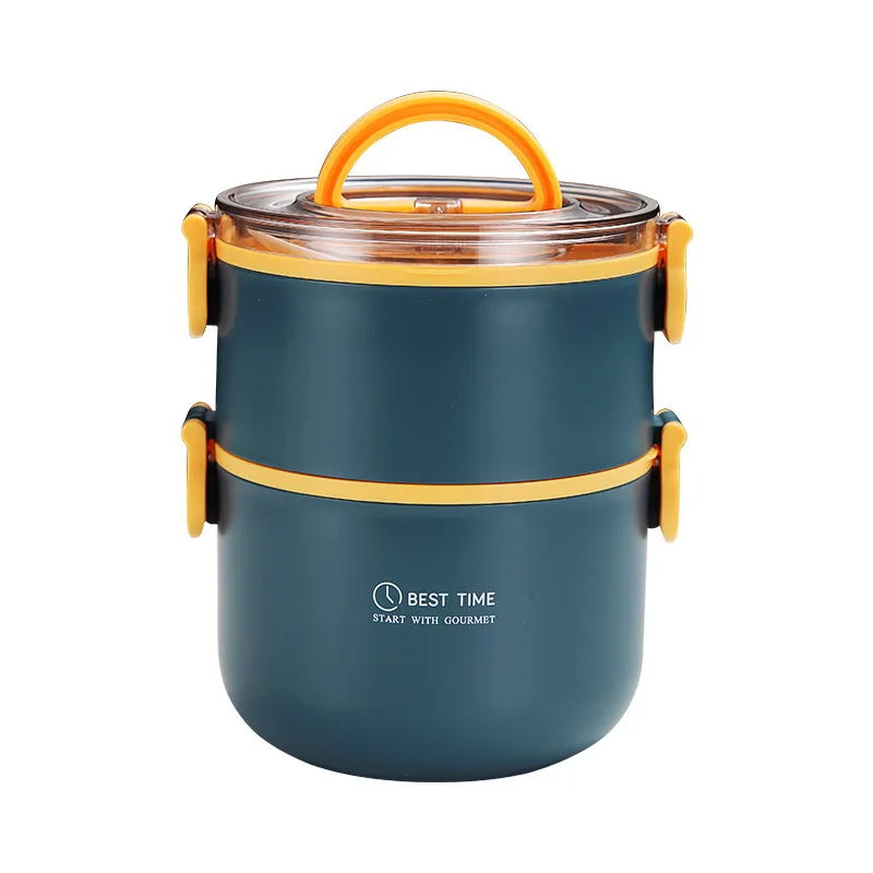 Food Storage Box and Takeaway Plastic Lunch Box with Tableware Durable and Leak-Proof bento lunch box