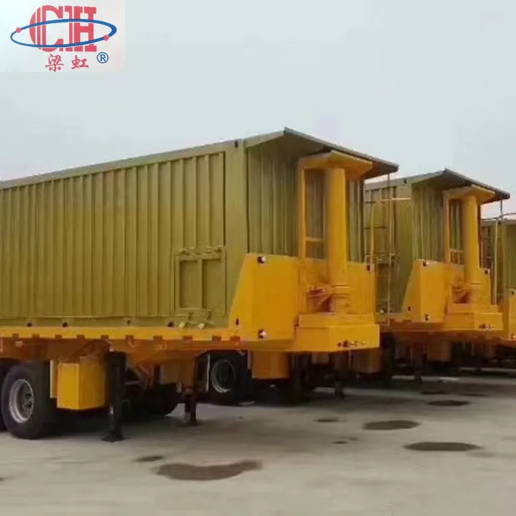 High Quality Hydraulic Self Discharge Sand 3 Axles 100ton Side Dump Truck Semi Trailer/rear Tipper Trailer/side Tipper trailer