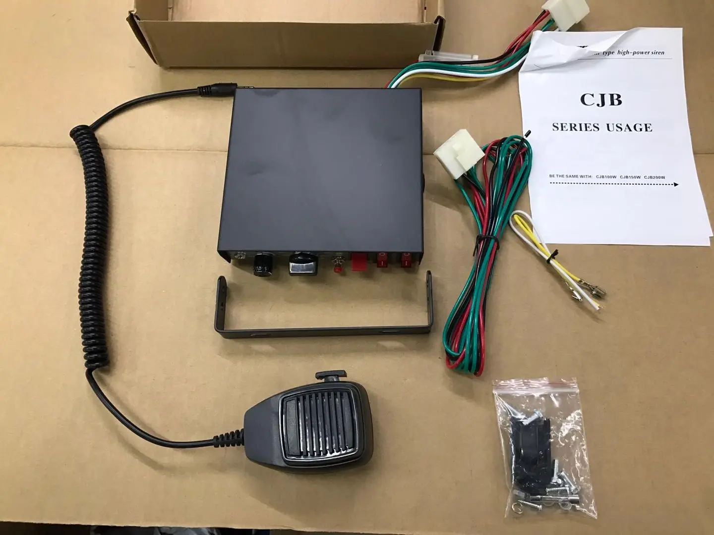 New Arrival Hot Sale LED Strobe Blue Red Light Strip with Speaker for Ambulance Security Car Warning Light