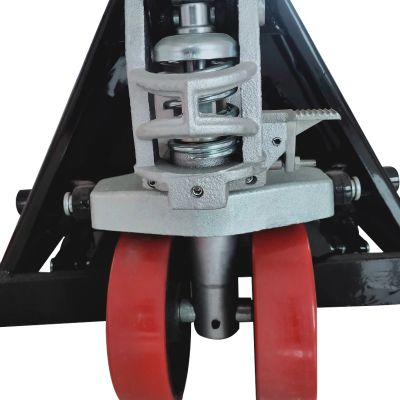 High Quality Heavy Duty Trolley 5000kg With Competitable Price Low Single Fork Hand Pallet Truck