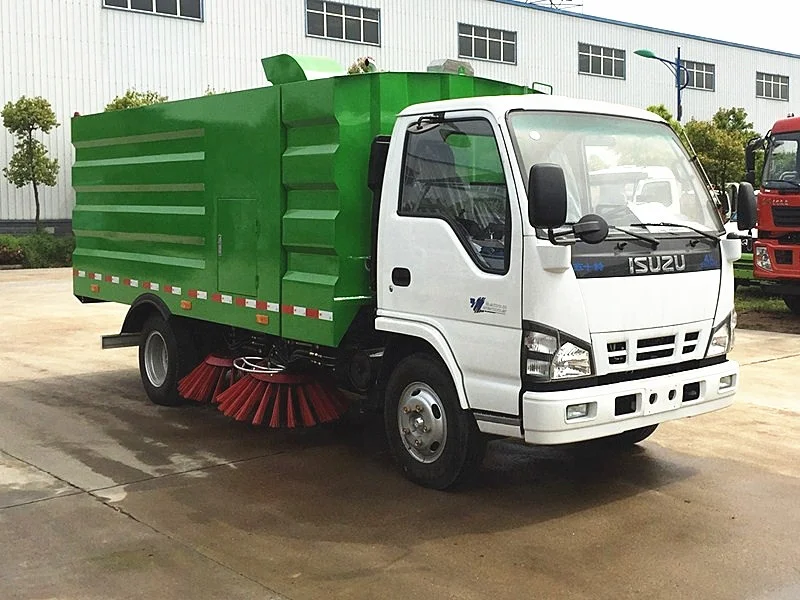 Factory ISUZU 6cbm Road Sweeping Truck Sweeper Truck Small Street Cleaning Road Sweeping Machine