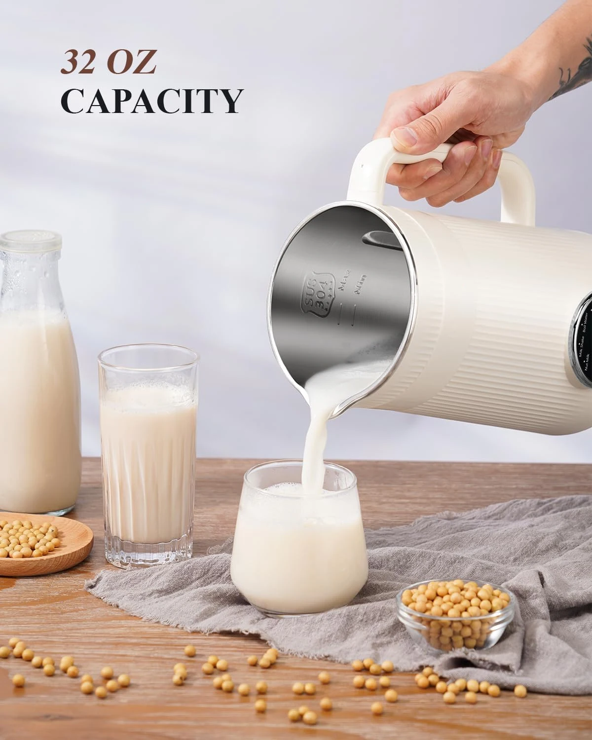 soy milk processing automatic soymilk vegan milk maker almond oat soy nut soya milk making machine