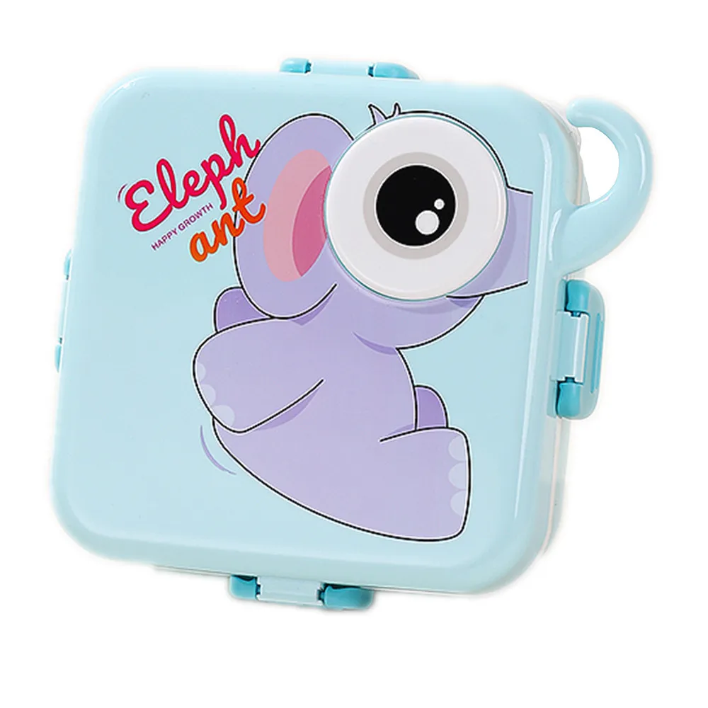 cute animal shape kid food container Hot Sale Lunch Box 3 Compartment Kid Bento Box 304 Stainless Steel Lunch Box