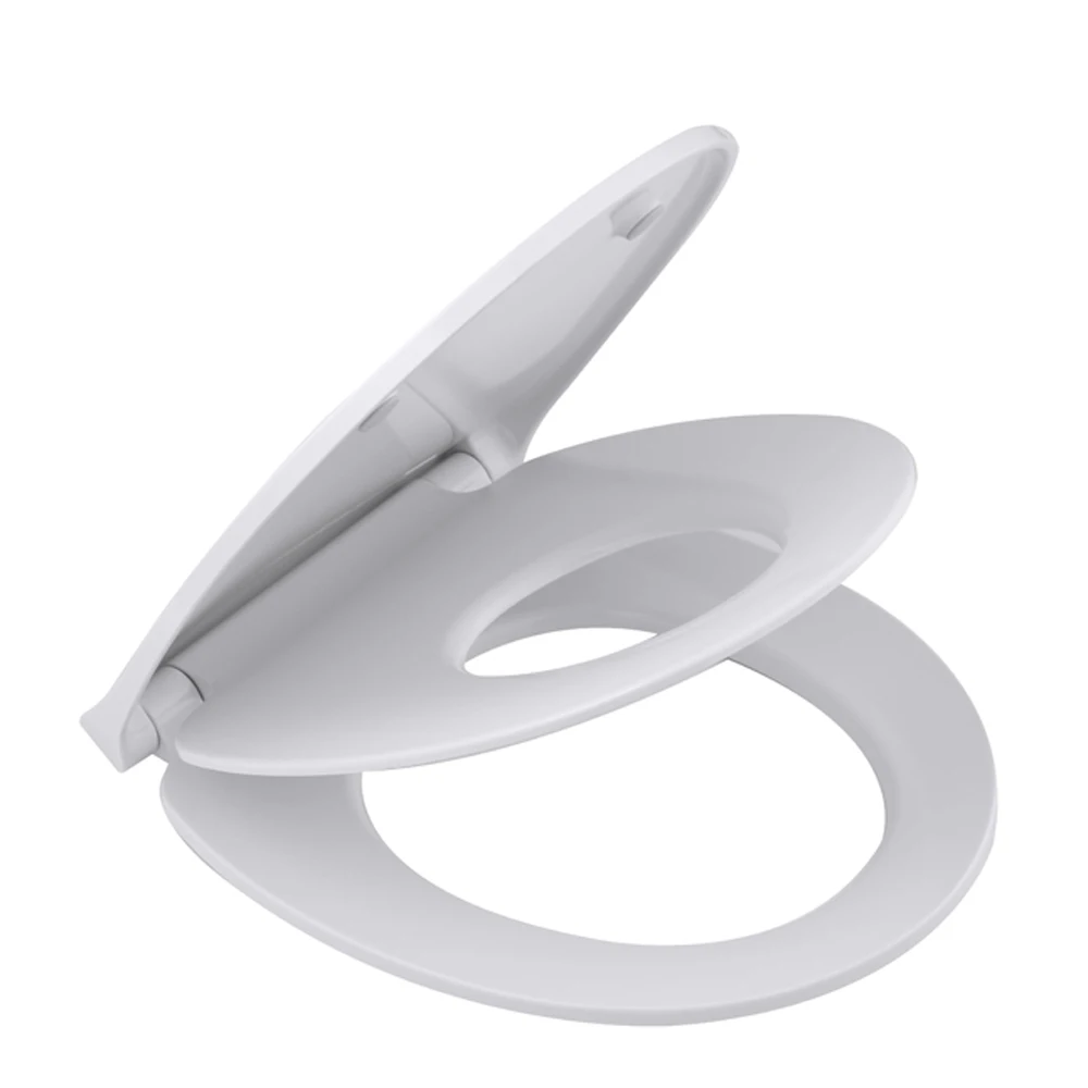 Sunten SU040S Family round Toilet Seat with Removable Child Seat Soft Close Quick Release Functions Made Urea UF Materials