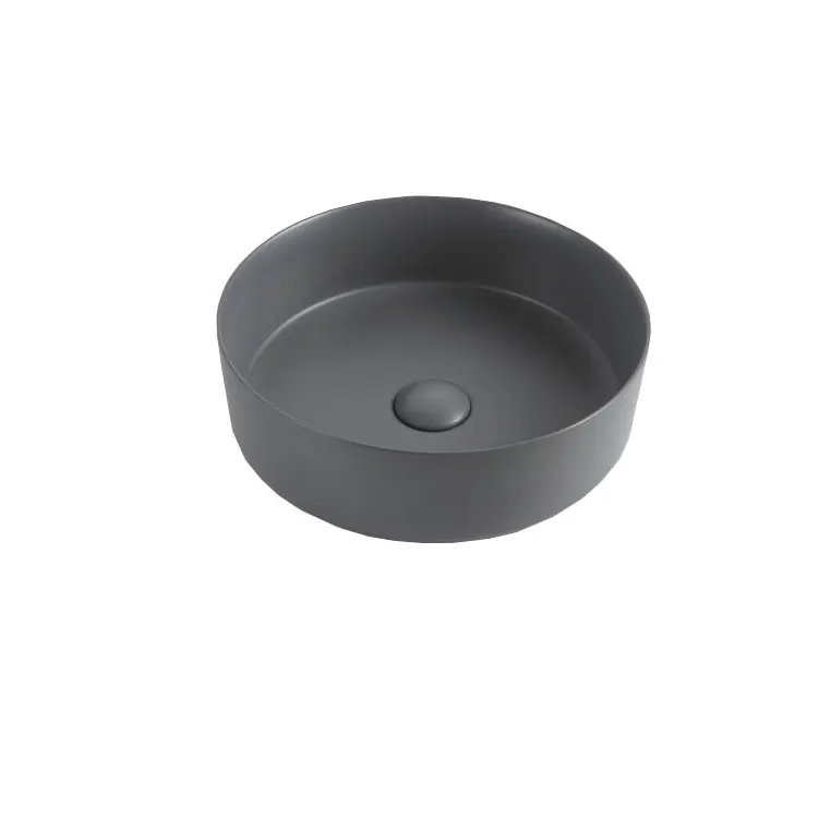 Top quality matte colored solid surface bathroom furniture color fancy  wash basin