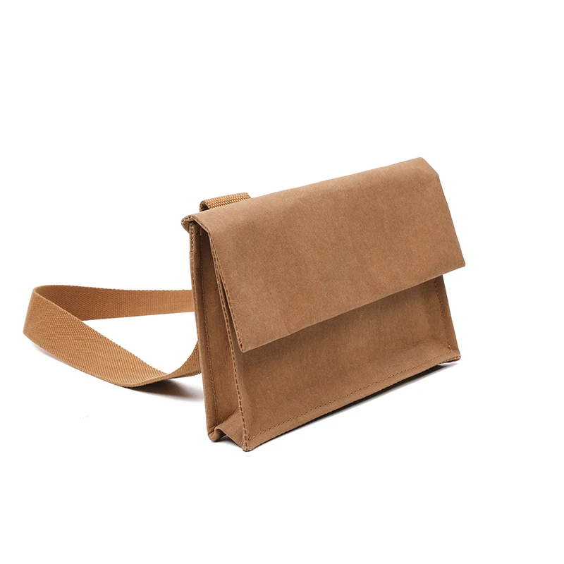 High Quality Women Ins Hobo Washable Kraft Paper Crossbody Shoulder Bag