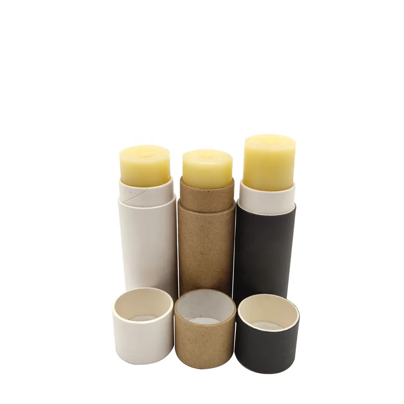 
Customized Lipstick Cardboard Containers Biodegradable Empty push up Kraft Paper Tubes 