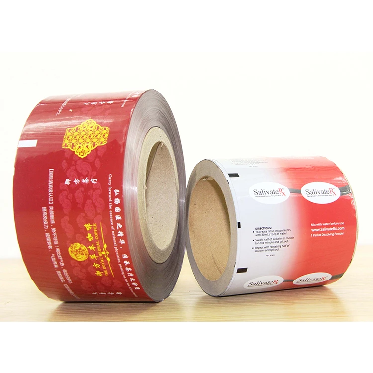 Wholesale OPP/ CPP Laminated Food Package Opaque Snack Pack Wrapping Film Plastic Packaging Roll