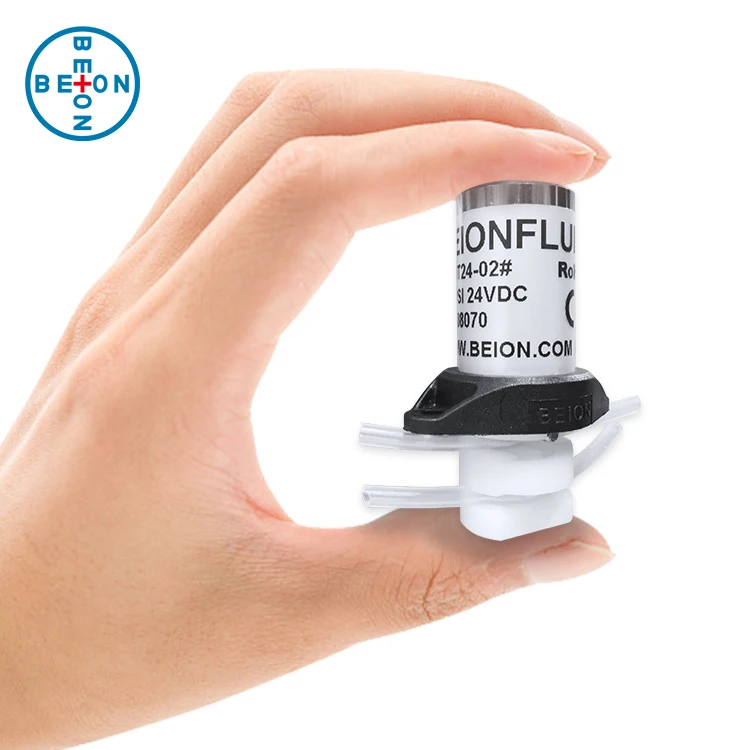 
Micro Fluid Control Valve Solenoid Pinch Valve Laboratory Valve Small Size 3-way 12/24VDC 0-15PSI P20T12(24) 