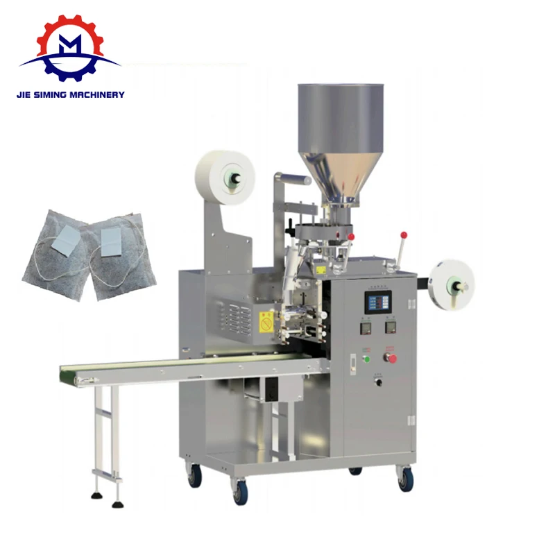 High Speed Automatic Filter Paper Powder Sachet Pouch Tea  Bag Packing Machine with Thread Tag