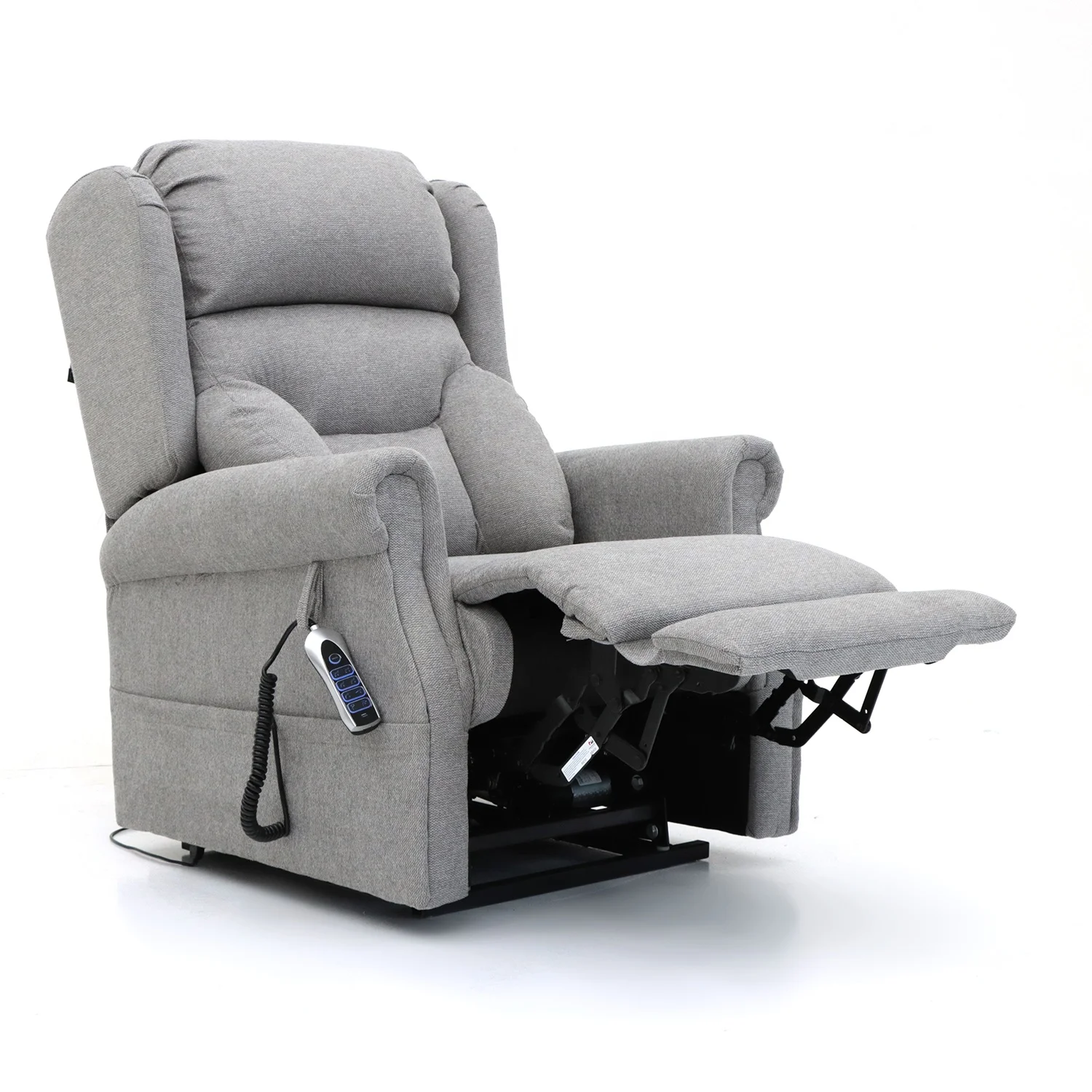 Geeksofa Quad Motor Power Electric Medical Lift Riser Recliner Chair with Power Headrest and Lumbar Support for The Elderly