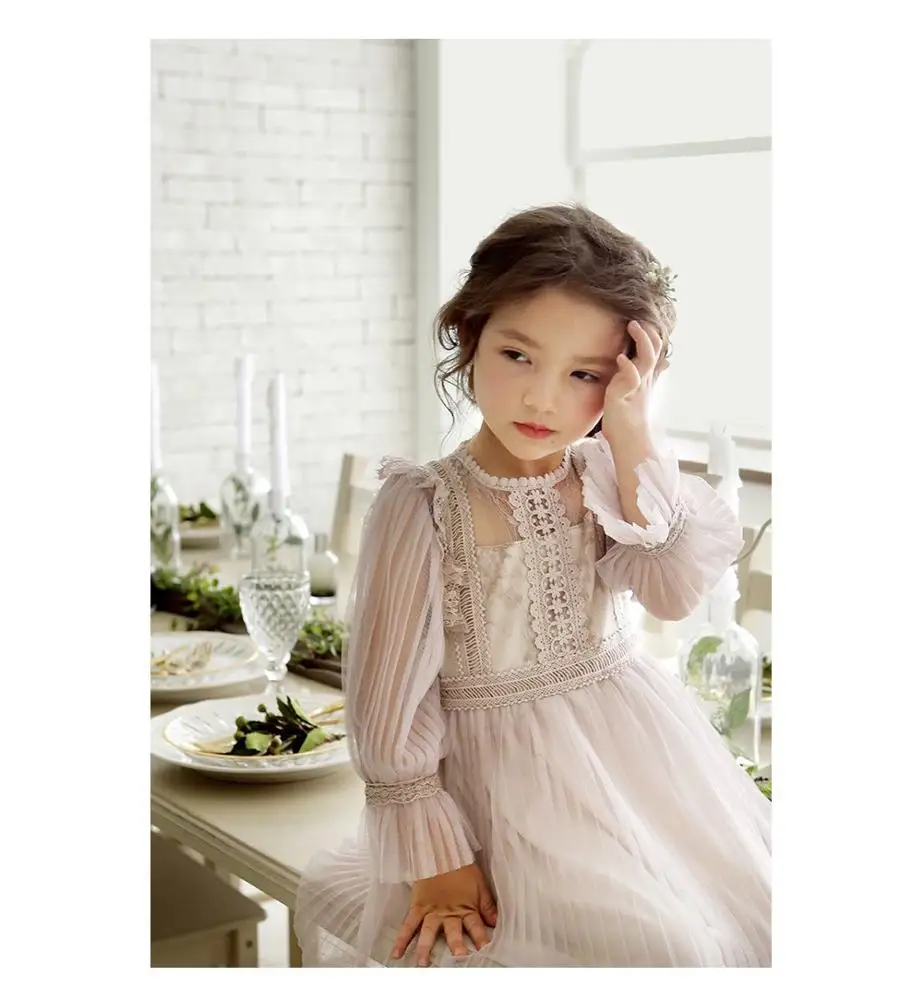 
Sweet princess style tulle frock dress toddler and little girl dress 