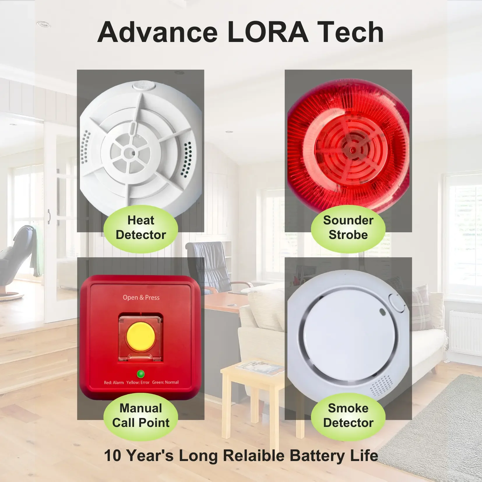 Tna TX3141E-W Fire Alarm Wireless Manual Call Point