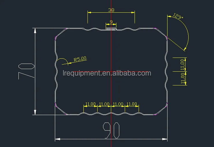 Automatic Galvanized Downspout Rain Water Gutter Cold Roll Forming Making Machine Factory Price