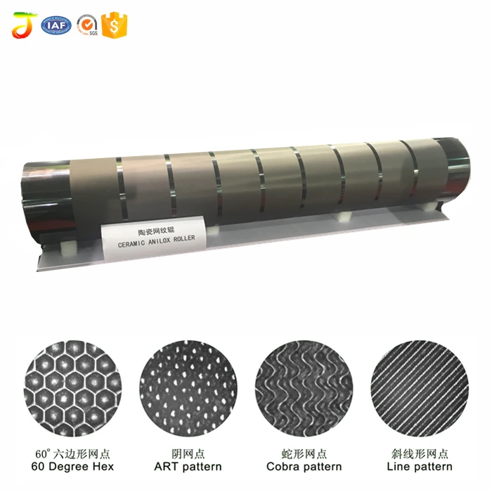 chrome anilox roller flexo printer used anilox roll