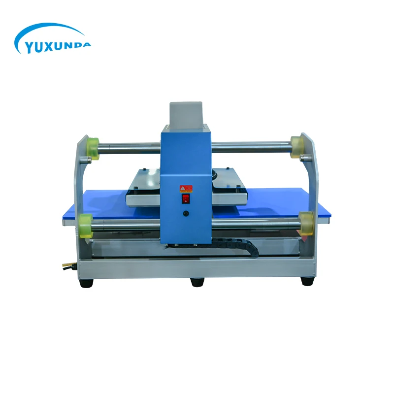 Yuxunda 18 Years Factory Auto Heat Press Pneumatic Sublimation Machine With 2 Pcs Heating Plates