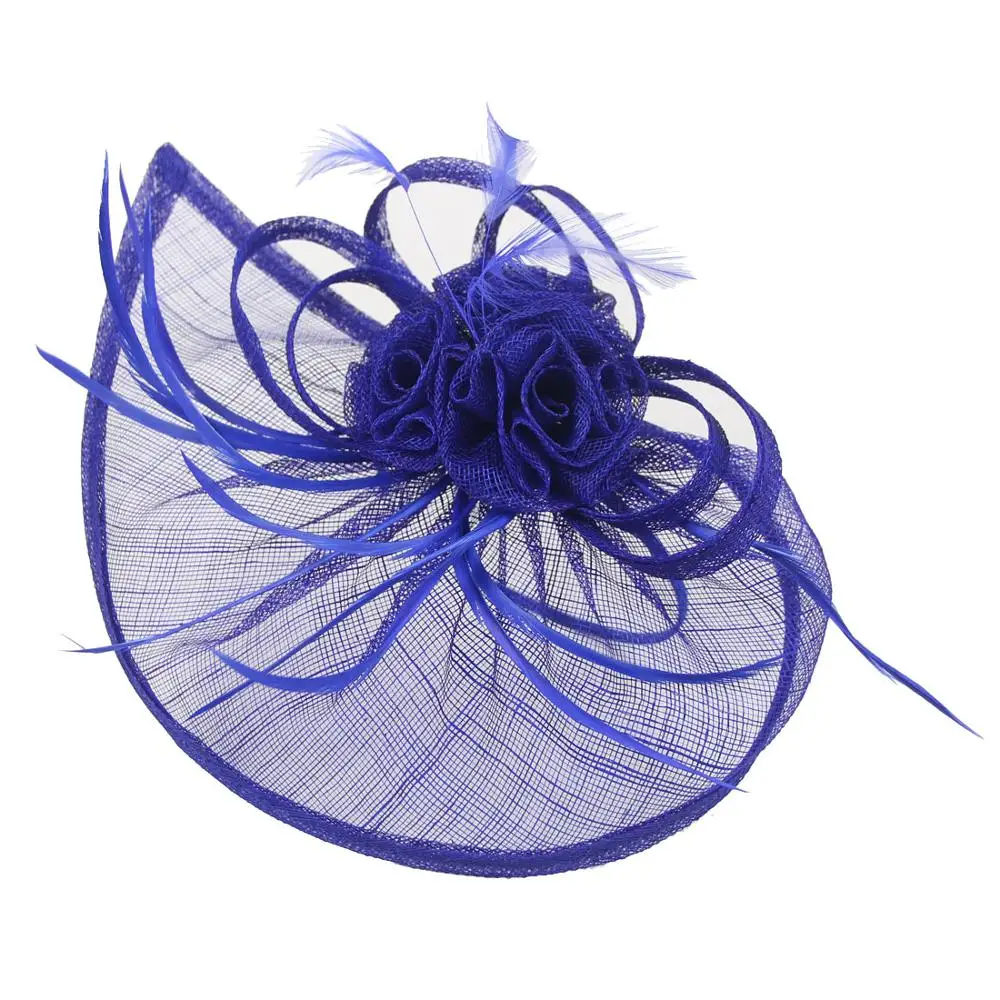 
2020 sinamay kentucky derby wedding hair accessories pink church hats 